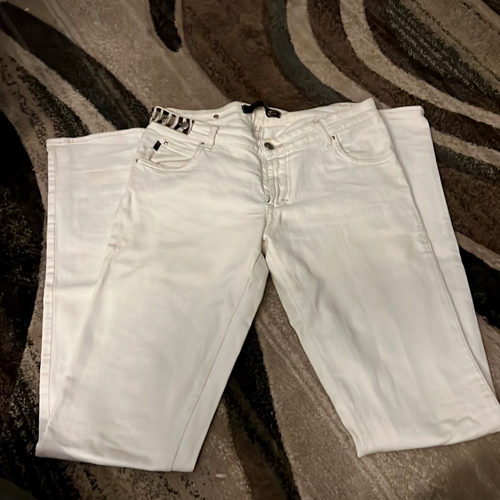Just Cavalli White Jeans